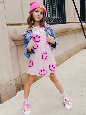Pinkie Happy Emoji Dress